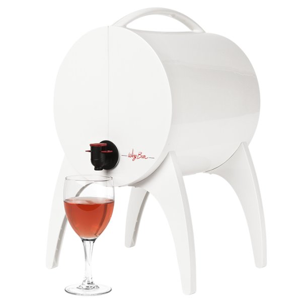 WINYBAR 5l Stojak na sok cydr wino beczułka biała