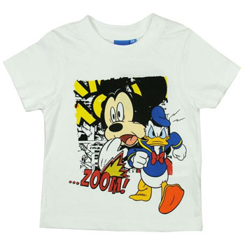 Koszulka krótki rękaw - Myszka Miki Donald - 98