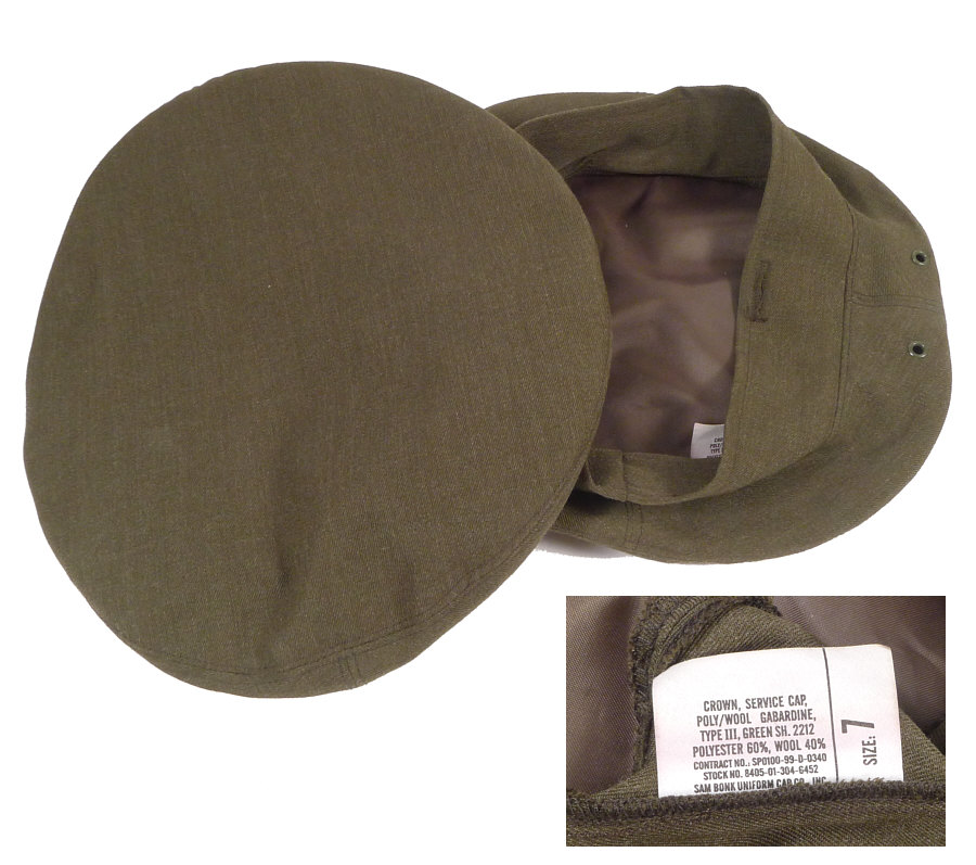 USMC Service Cap Crown size 7