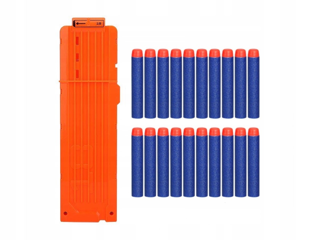 MEGA MAGAZYNEK DO NERF MODULUS + 20 STRZAŁEK 1