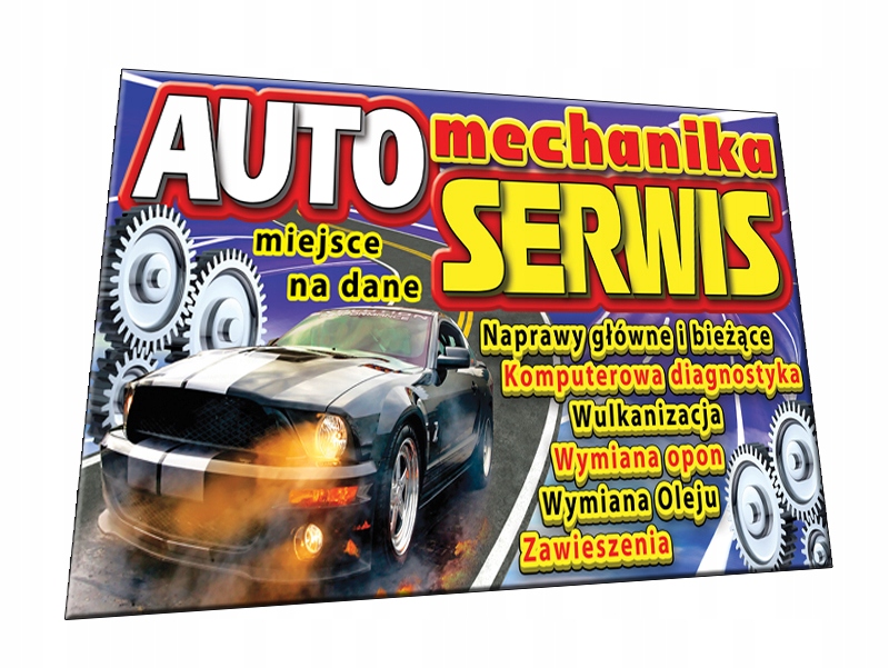 BANER AUTO SERWIS wulkanizacja wymiana oleju opon
