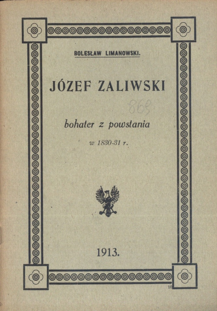 Józef Zaliwski Limanowski 1913