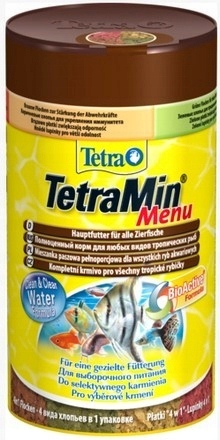 TetraMin Menu - mix płatków w czterech przegrodach