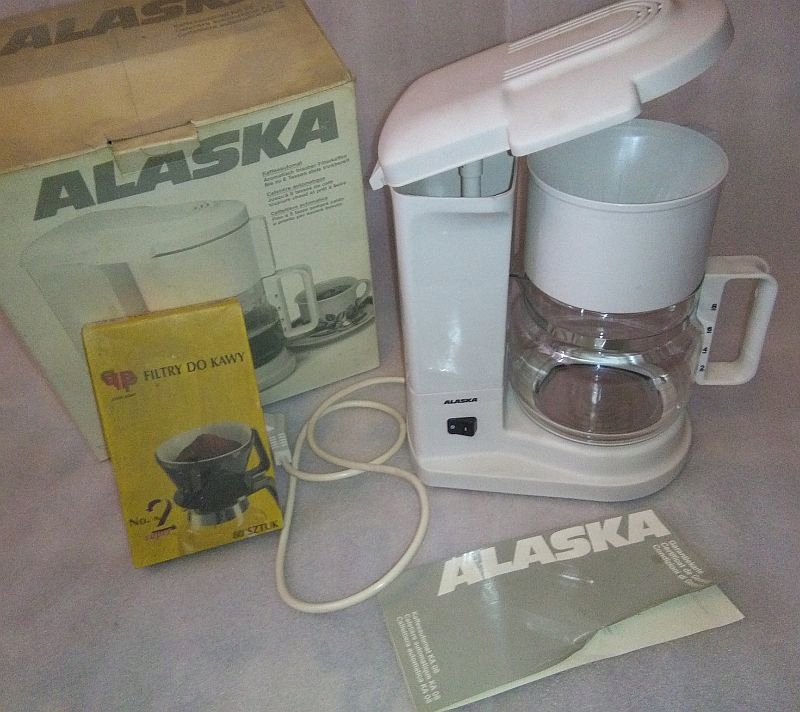 Przelewowy ekspres do kawy ALASKA + filtry :)