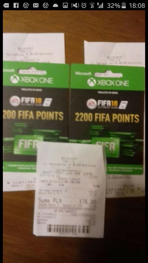 Fifa poits 2200 XBOX ONE