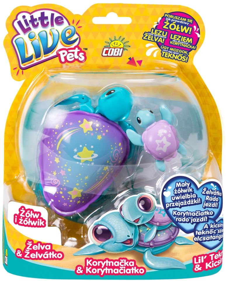 Cobi Little Live Pets Żółw i Żółwik Gwiazdeczka
