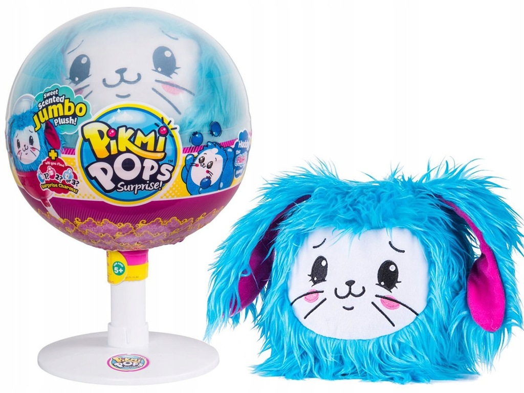 PIKMI POPS SURPRISE LIZAK wielki MASKOTKA KRÓLIK