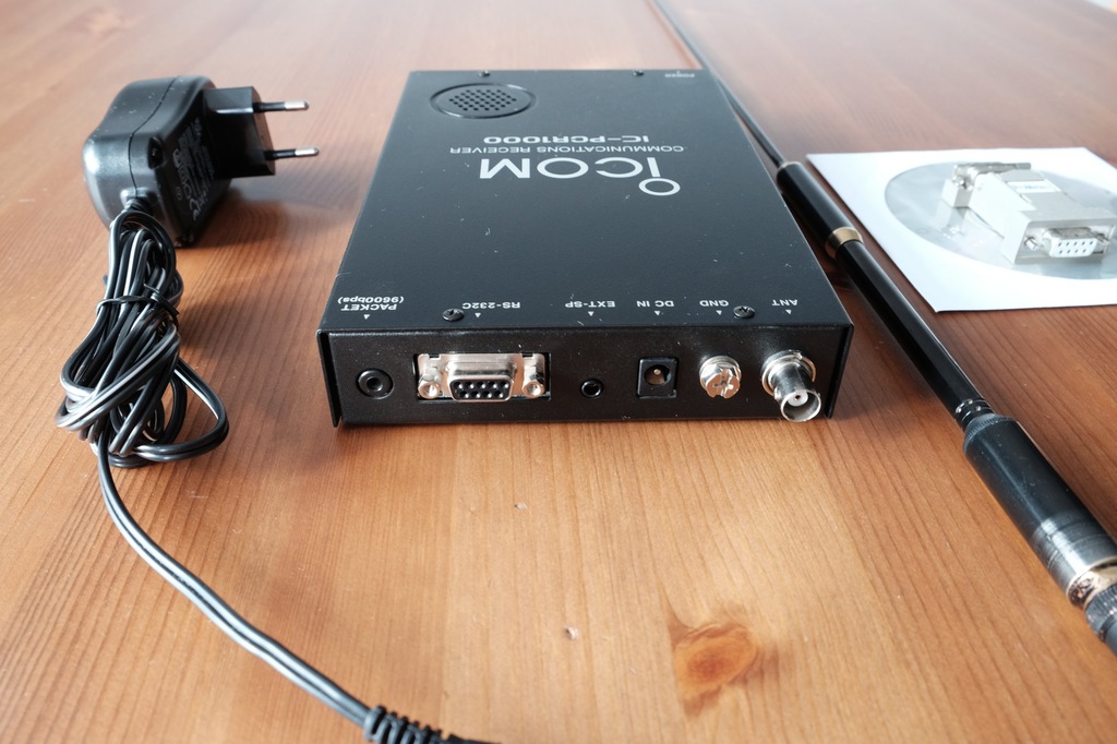 Icom pcr 1000 подключение через usb адаптер