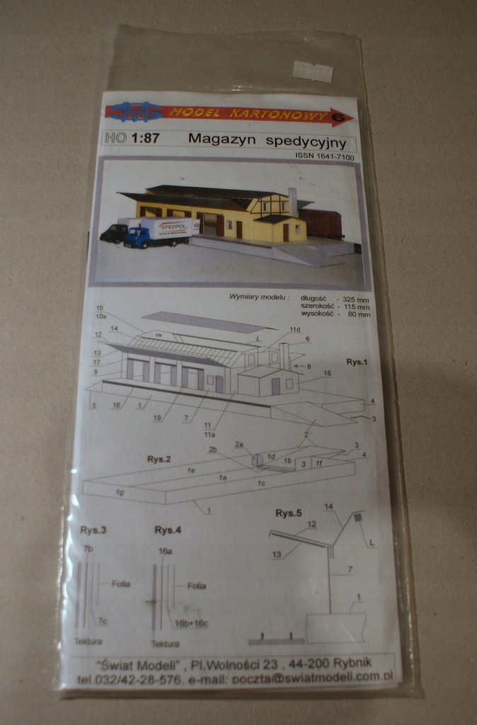 Magazyn spedycyjny, 1:87
