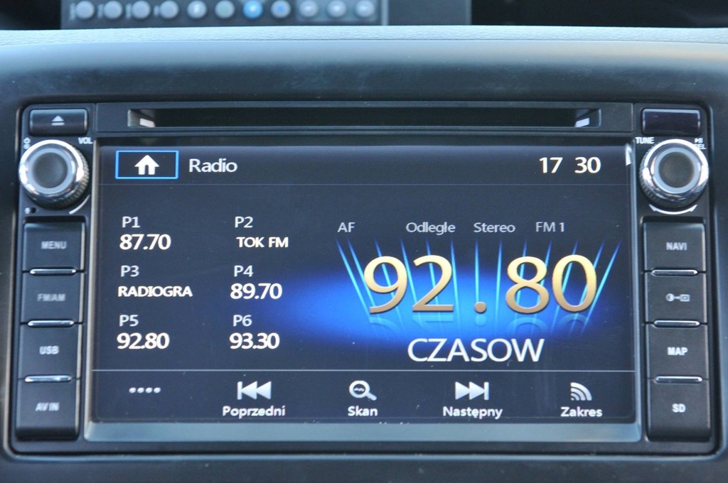 Radio do każdego auta z kablem DIN2 + GPS
