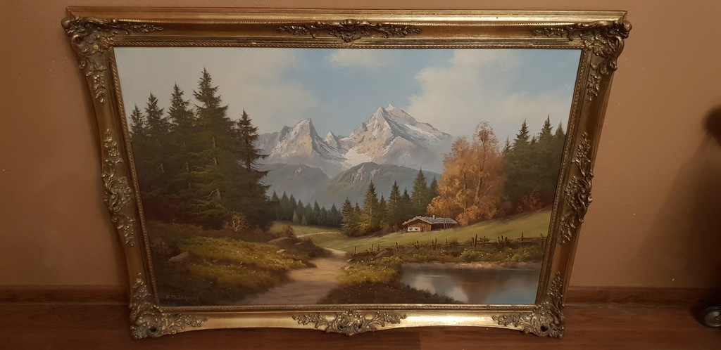 RARYTAS ORYGINALNY OBRAZ OLEJNY H.BUCHNER