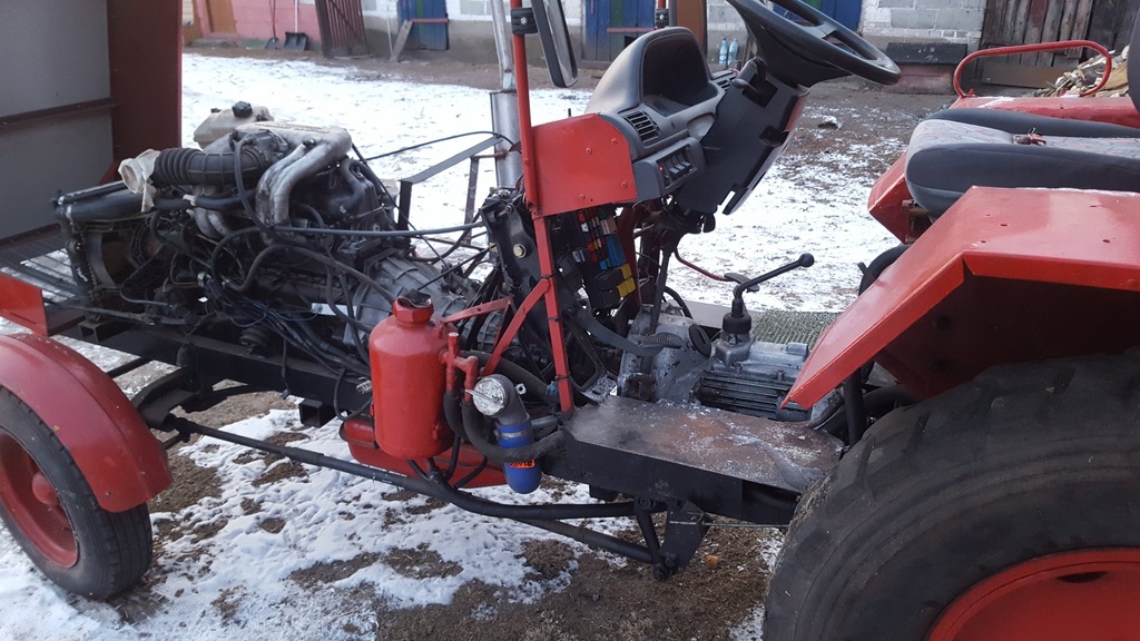 Ciągnik Traktor z silnikiem od Poloneza 7233094107