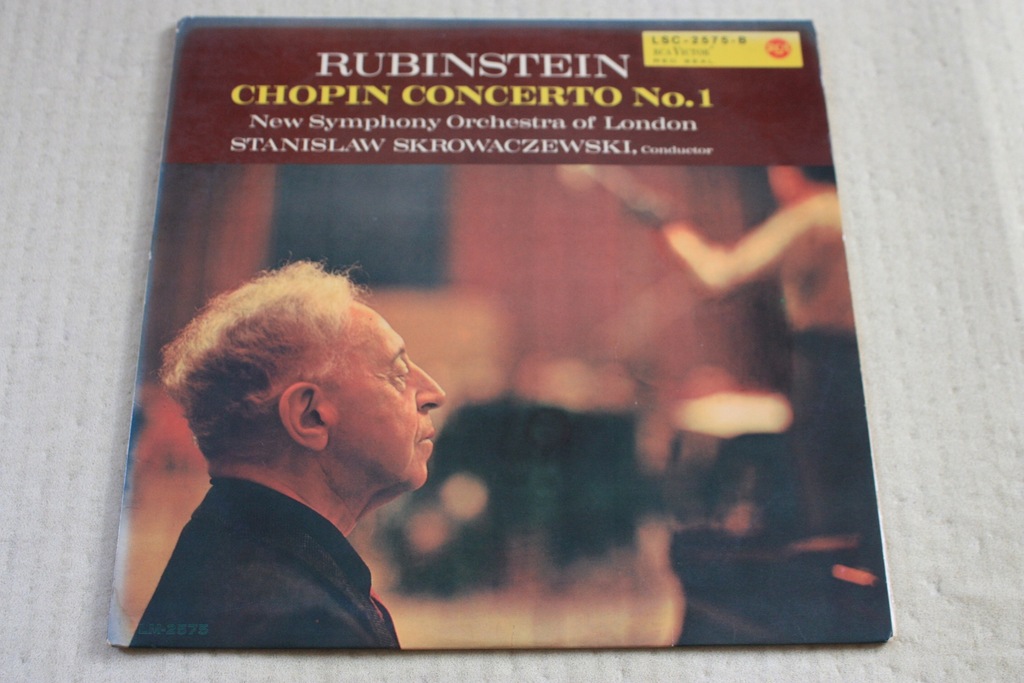 RUBINSTEIN Chopin Concerto No.1 RCA Press LP MINT-