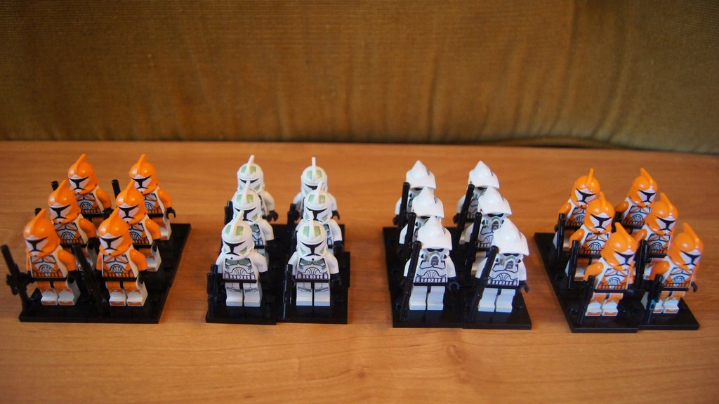 Lego Star Wars figurki clone wars 7913 klon 4 szt.