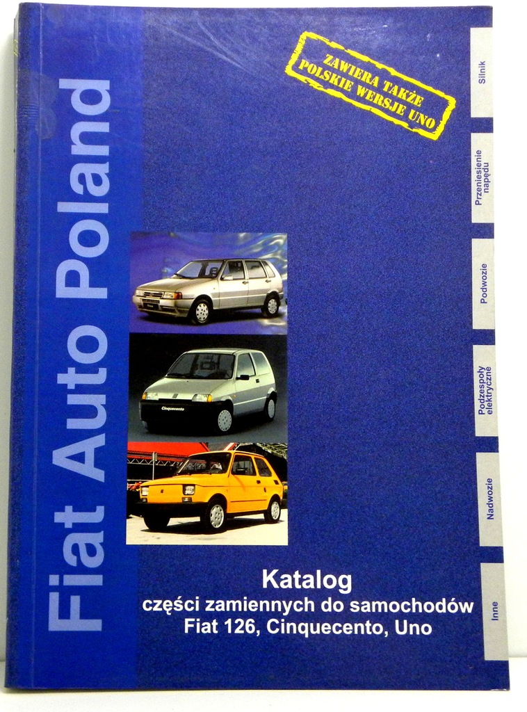Katalog części Fiat Cinquecento 126p UNO 6817053745