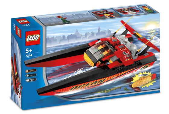 LEGO CITY 7244 OD MOTOROWA Z SILNIKIEM P YWA 7304741533 oficjalne archiwum Allegro