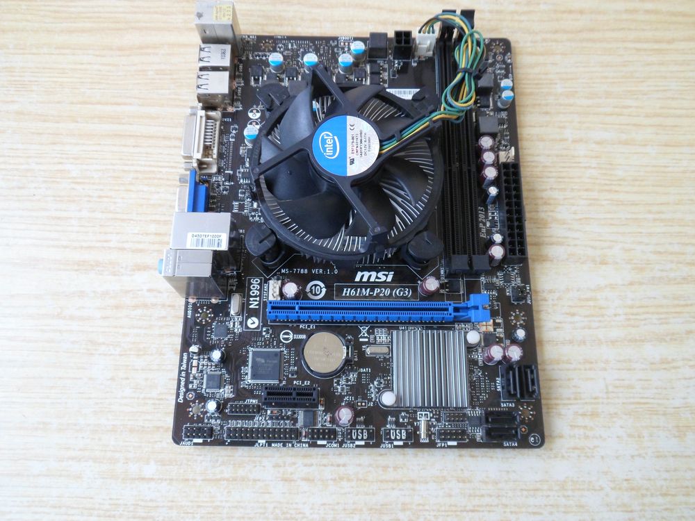 Msi h61m p20 g3 подключение спикера