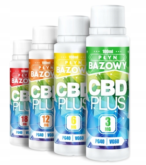 BAZA NEUTRALNA CBD – PG40/VG60 – 100ML 18mg