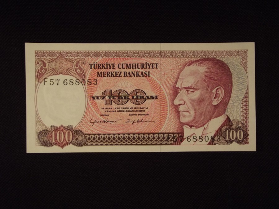 Turcja 100 lira 1984 P-194b UNC