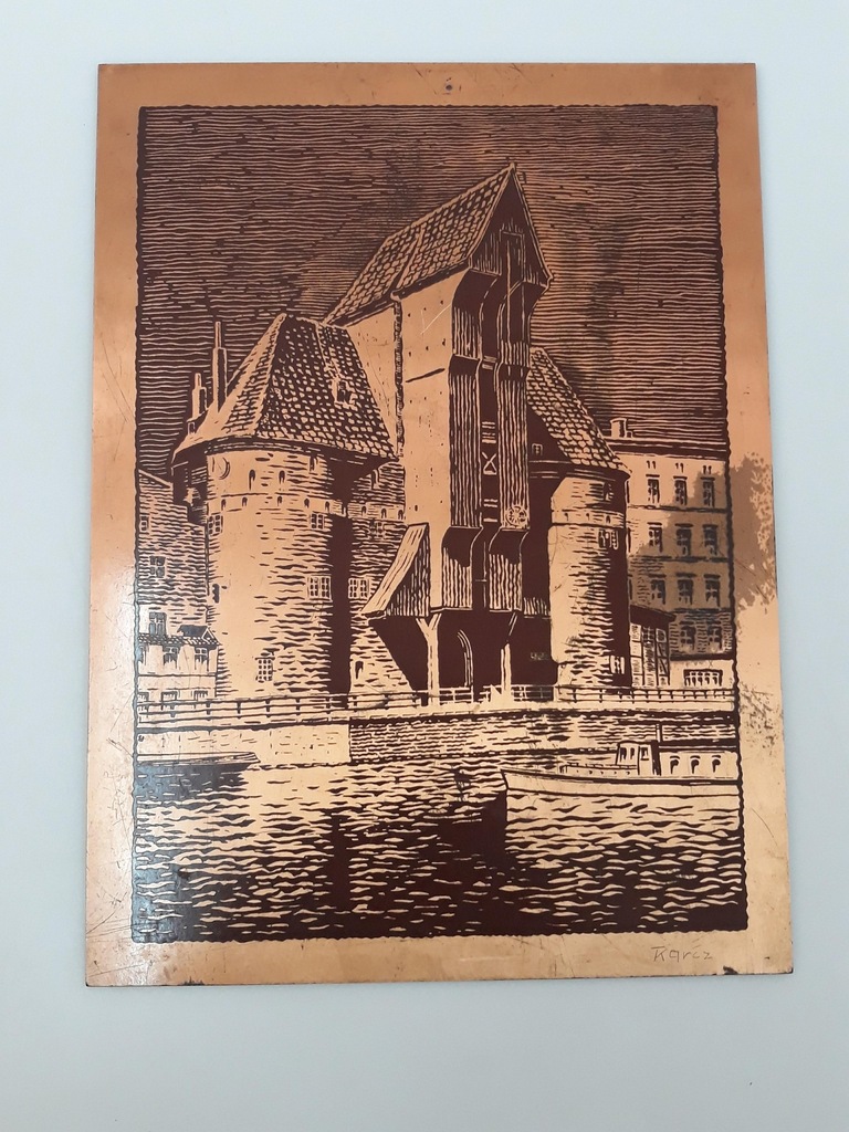 MATRYCA DO WYTWARZANIA MIEDZIORYT ŻURAW GDAŃSK
