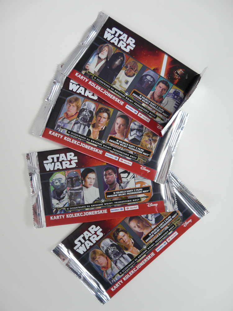 Karty kolekcjonerskie Star Wars Przebudzenie mocy