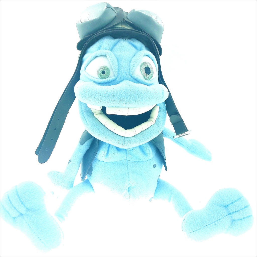 CRAZY FROG MASKOTKA ŻABA Z GRY_DŹWIĘK_33cm.