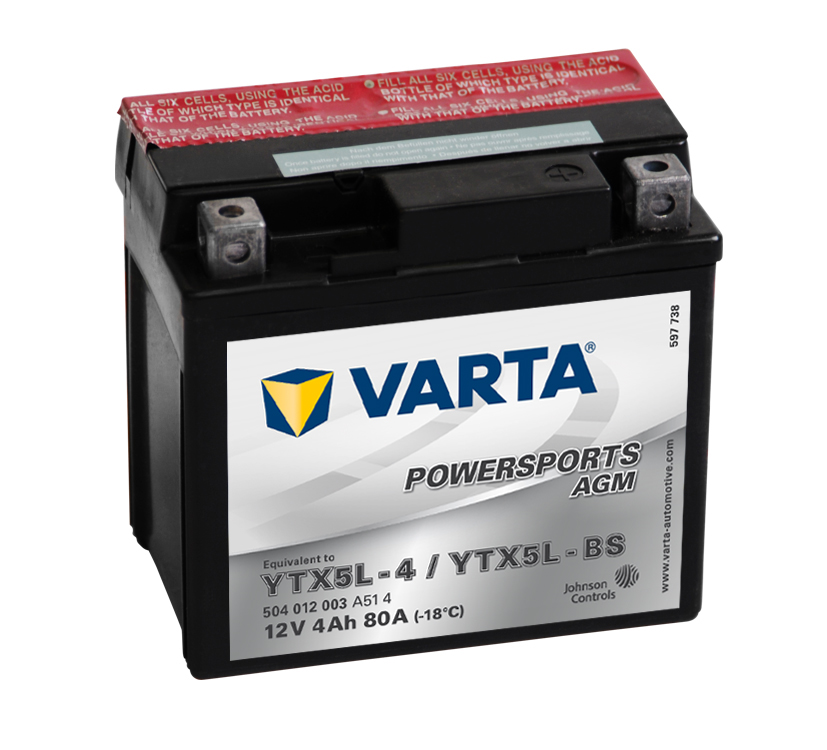 Akumulator Varta YT5L-BS YTX5L-BS 4Ah KMX Pasłęk