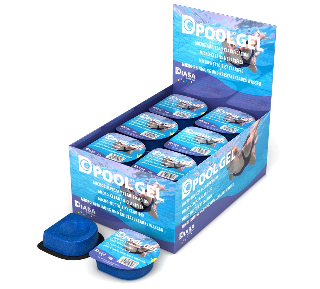 4x POOL GEL Klayfikator niebieska woda AQUAPOOL