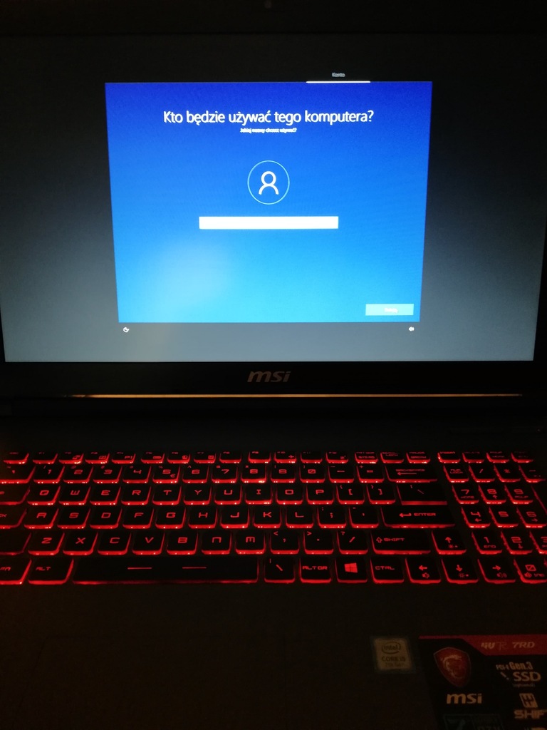 Laptop MSI GV72 7RD