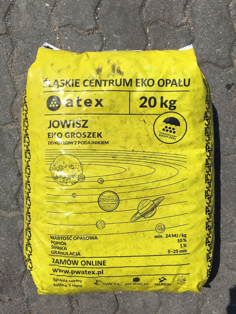 Ekogroszek JOWISZ 24-25 Mj/kg workowany na palecie