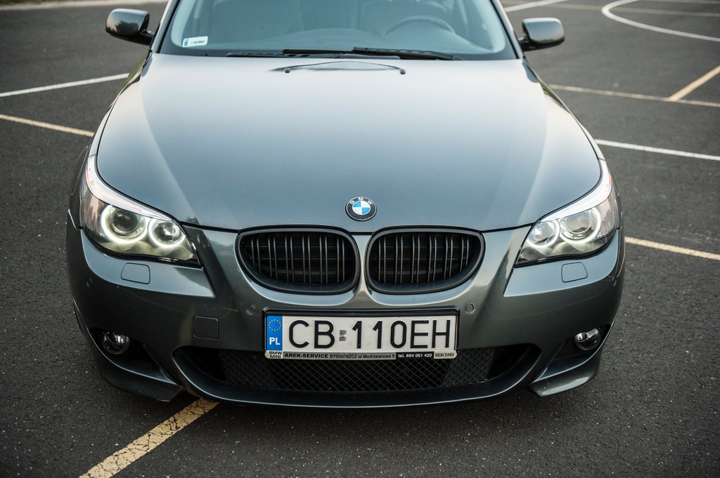 Nerki czarny mat BMW e60 530i, 530d, 520d, 525d