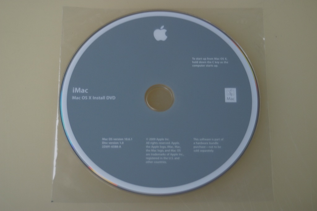 MAC OSX 10.6.1 WERSJA NA iMAC