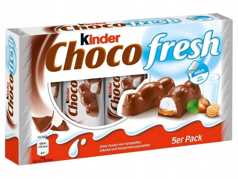 KINDER CHOCO FRESH FERRERO 5-PAK BATONIKI Z DE