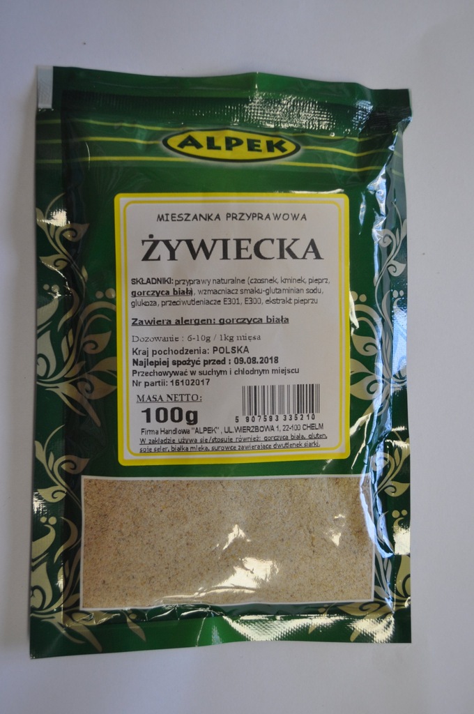 PRZYPRAWA DO KIEŁBASY ŻYWIECKIEJ 100G - ALPEK