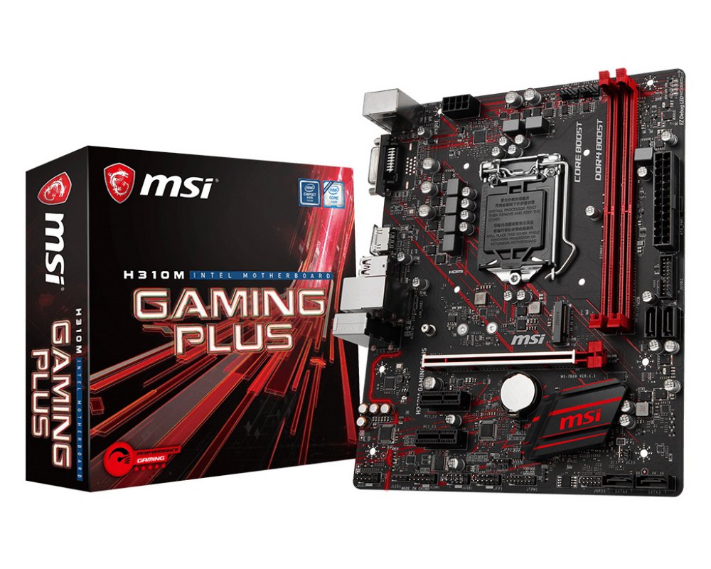 Материнская плата msi h310m gaming plus обзор