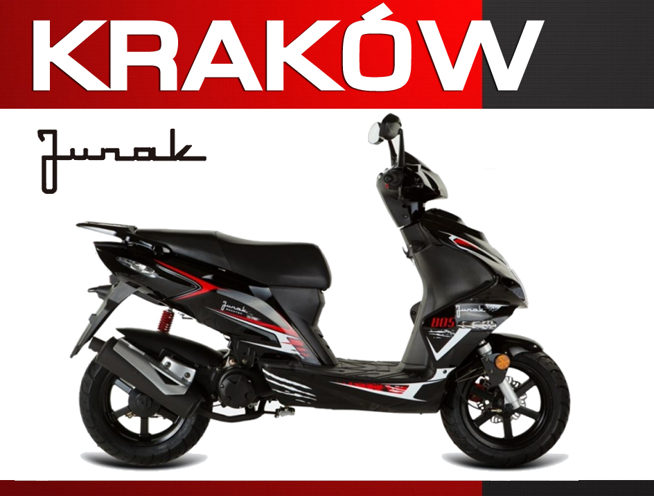 MOCNY ! Skuter  JUNAK 805 2T +2KASKI KRAKÓW