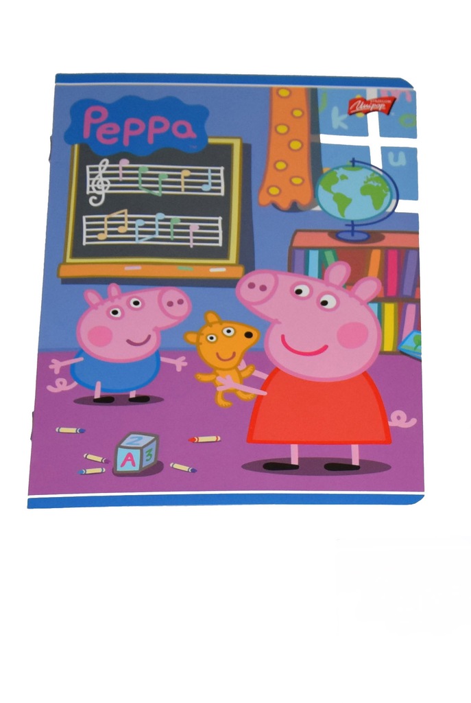 ZESZYT 16 KARTKI LINIA KOL ŚWINKA PEPPA B 733