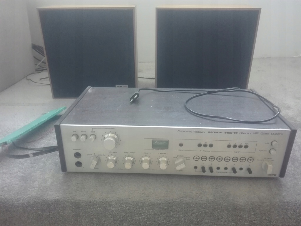 Odbiornik Radiowy Radmor 5102-TE + REMA HIFI 2SZT