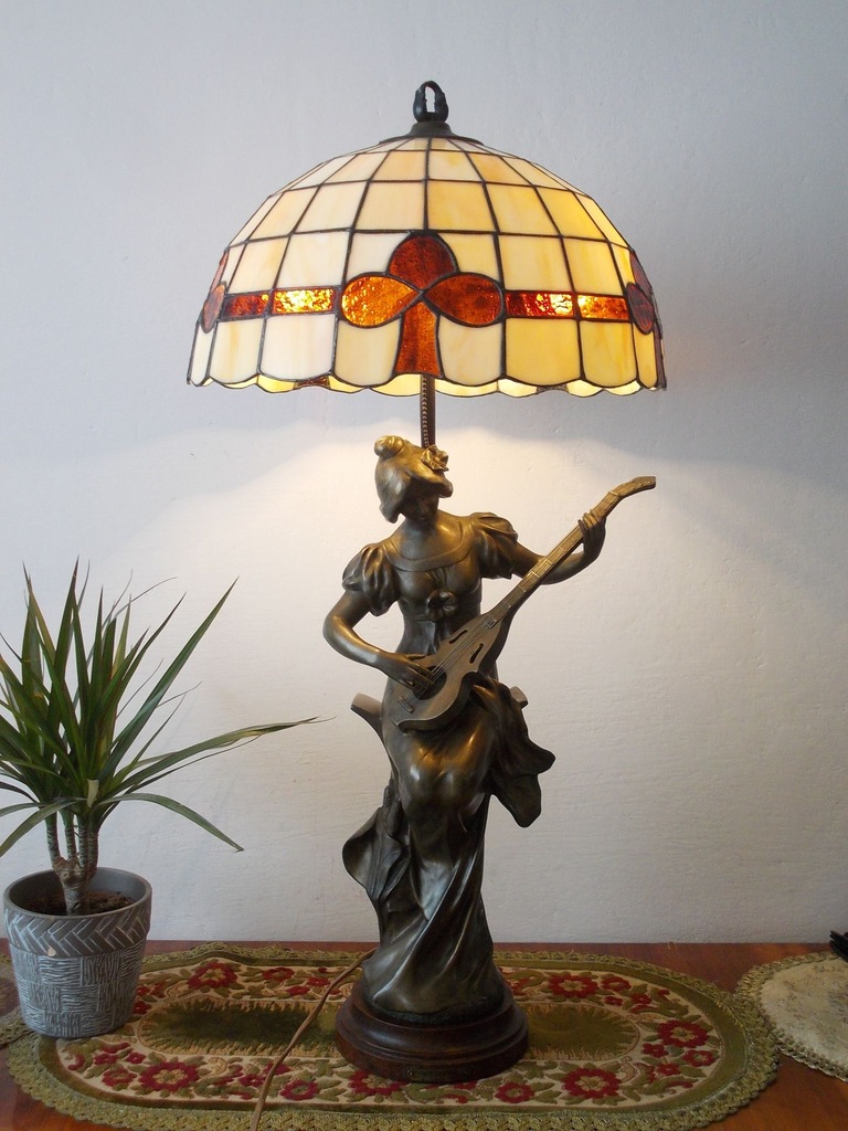 Lampa elektryczna figuralna Ch.Perron ok. 1900r