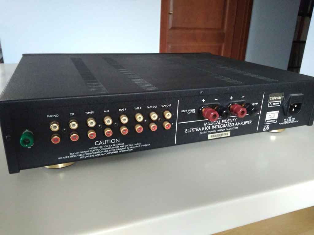 Musical Fidelity Elektra E101, wzmacniacz unikat