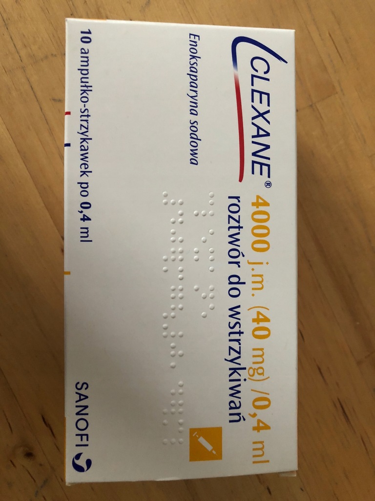 Clexane 4000 j.m. 40mg - 7450463197 - oficjalne archiwum Allegro