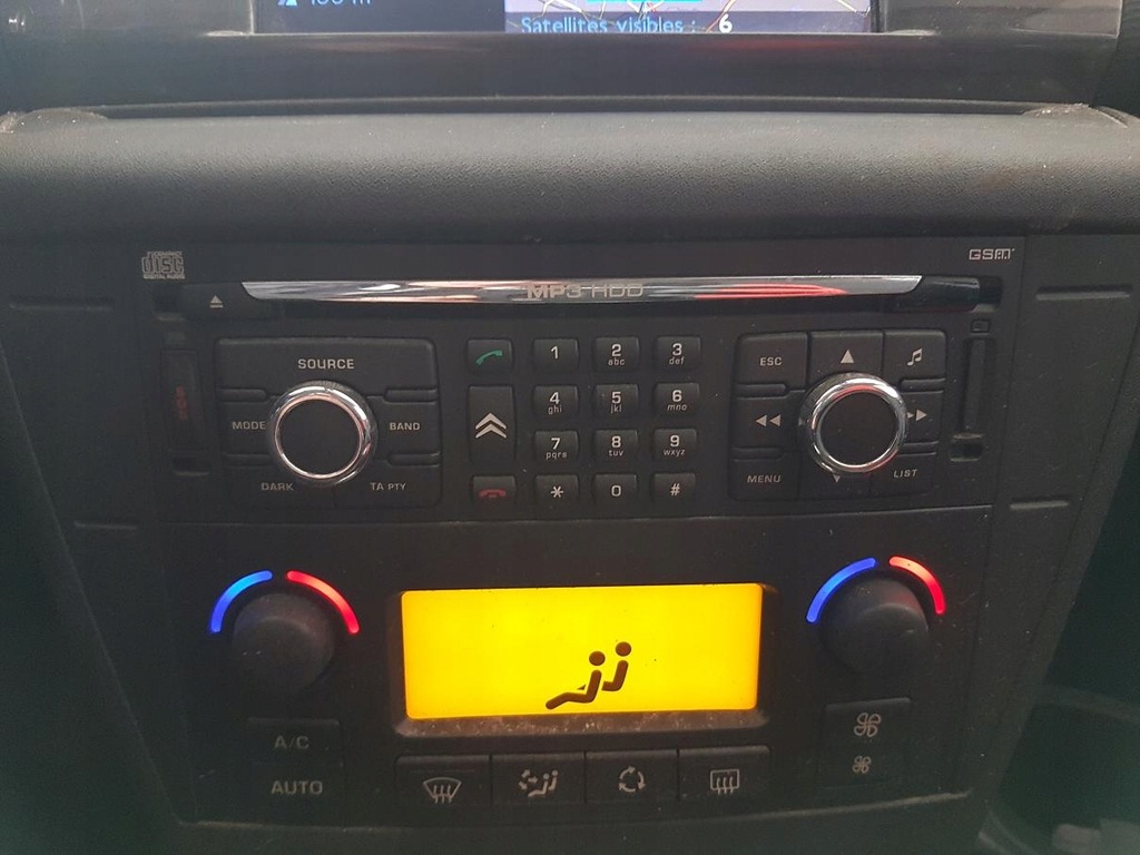 CITROEN C4 NAWIGACJA RADIO WYŚWIETLACZ KOMPLET RT4