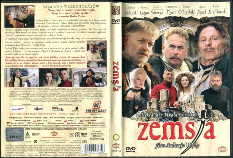 ZEMSTA FILM ANDRZEJA WAJDY DVD / MV1757