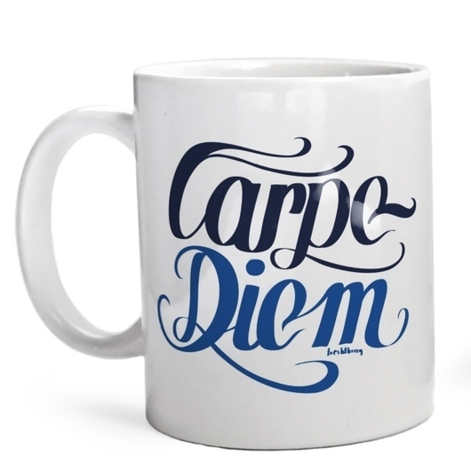 Carpe Diem diem napis prezent epikureizm Kubek