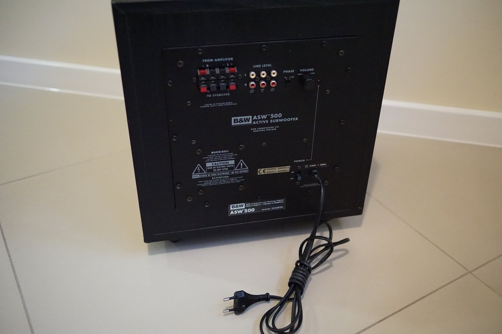 subwoofer Bowers & Wilkins B&W ASW500 - 7163448390