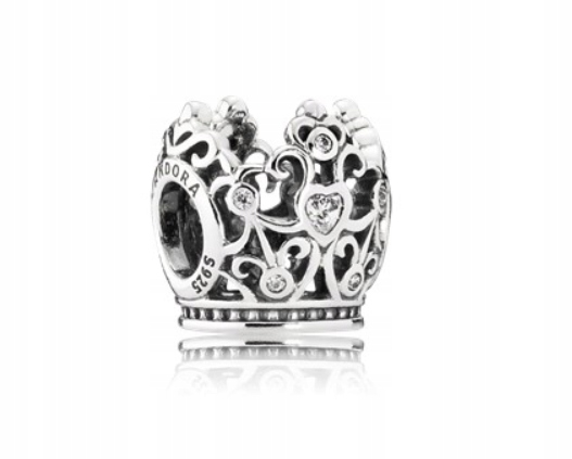 Charms Klips Pandora Korona księżniczki #791580CZ