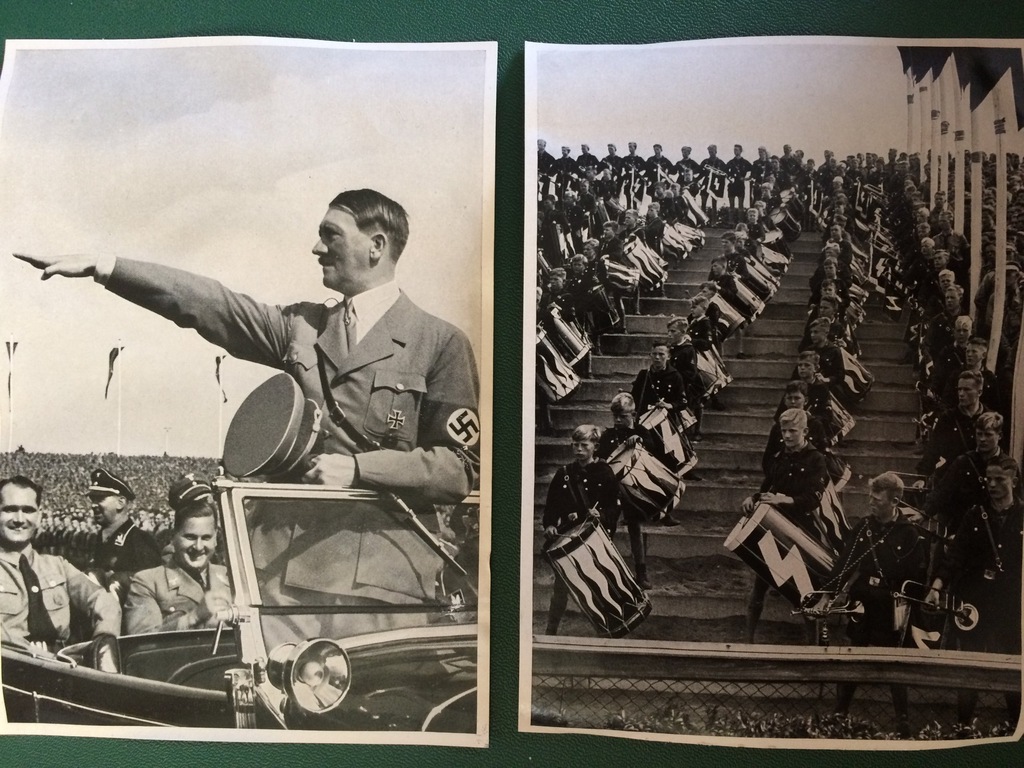 Adolf Hitler Hitler-Jugend,Hess,Schirach x 2