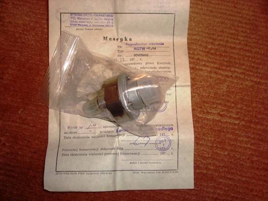 Czujnik ciśnienia MSTW-0,6A