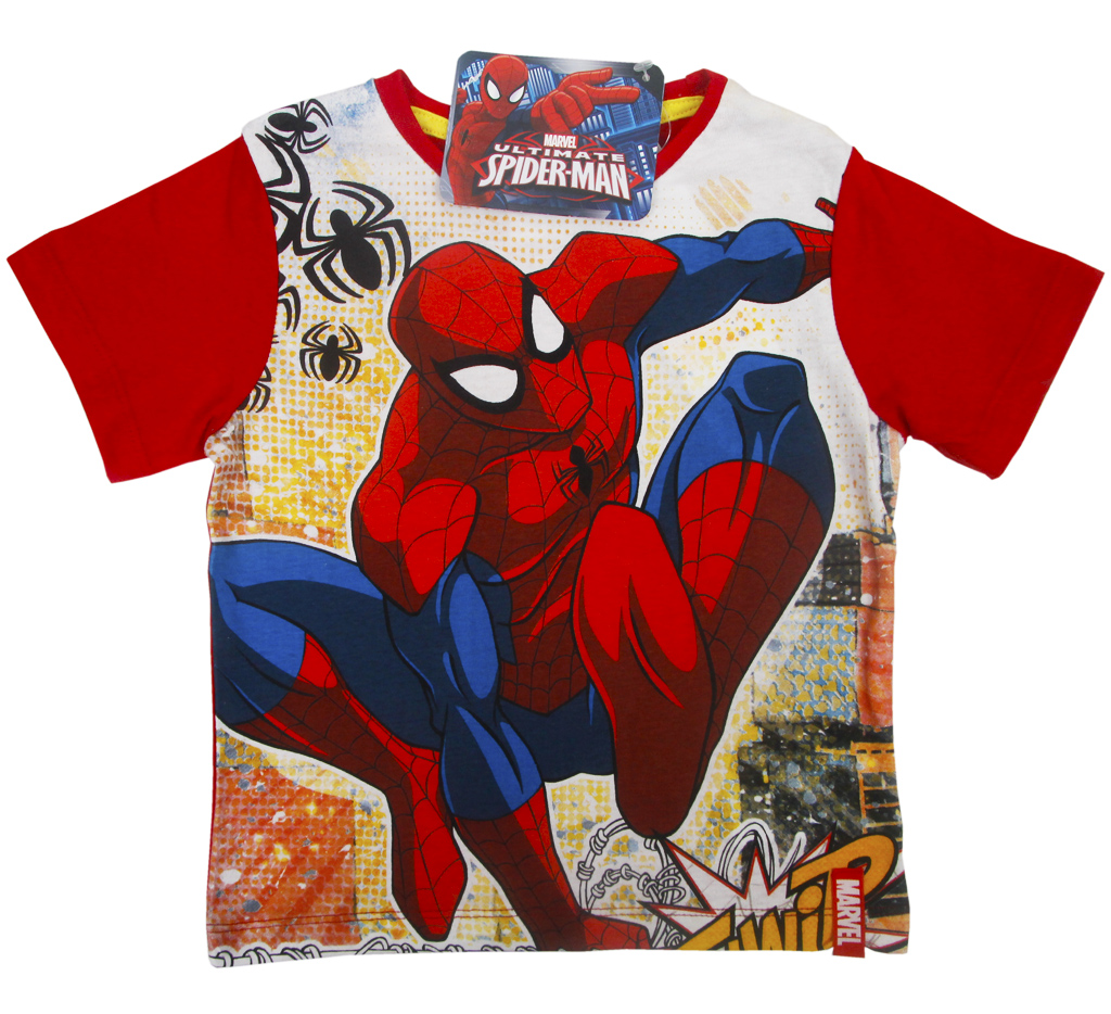Spiderman Koszulka chłopięca Marvel chłopca * 128