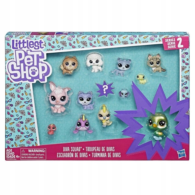 LITTLEST PET SHOP LPS E1012 DRUŻYNA DIVA SQUAD